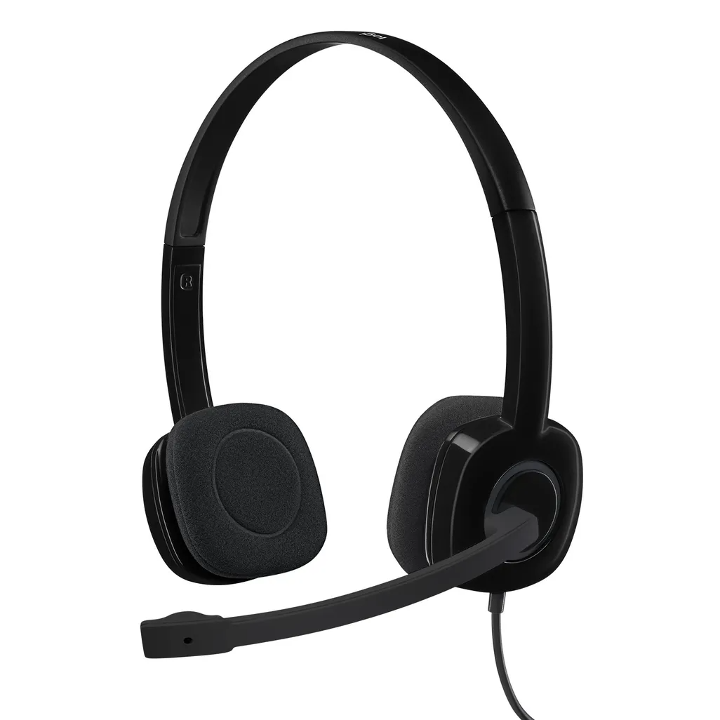 LOGITECH WIRED HEADSET H151 ANALOGUE BLACK